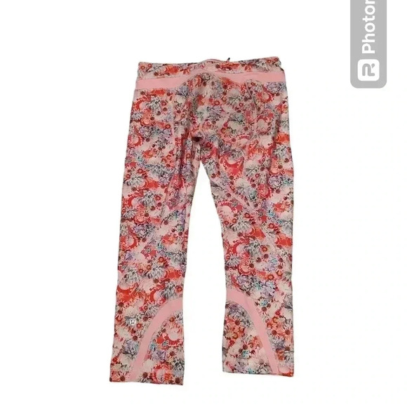 Lululemon Run: Inspire Crop II *All Luxtreme Flowabunga Mini Multi / Bleached Co - Picture 7 of 8